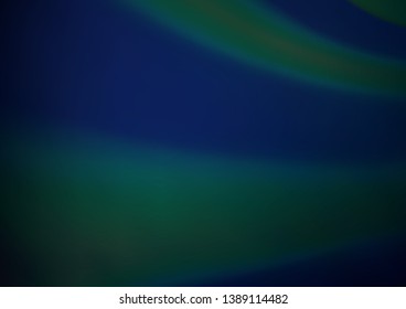 Dark BLUE vector abstract blurred background. An elegant bright illustration with gradient. A completely new template for your design.