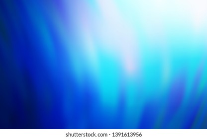 Dark BLUE vector abstract blurred background. Creative illustration in halftone style with gradient. Elegant background for a brand book.