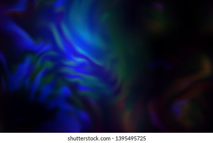 Dark BLUE vector abstract blurred background. A completely new colored illustration in blur style. Background for designs.