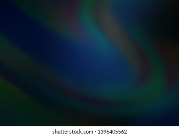 Dark BLUE vector abstract blurred pattern. Colorful illustration in blurry style with gradient. The background for your creative designs.