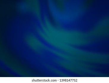 Dark BLUE vector abstract blurred background. Colorful illustration in blurry style with gradient. The background for your creative designs.