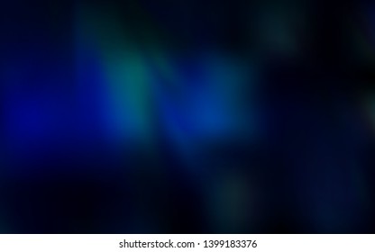 Dark BLUE vector abstract blurred background. A completely new colored illustration in blur style. Background for designs.