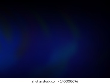 Dark BLUE vector abstract blurred pattern. Shining colorful illustration in a Brand new style. The blurred design can be used for your web site.