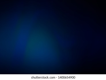 Dark BLUE vector abstract blurred pattern. A completely new color illustration in a bokeh style. Brand new design for your business.