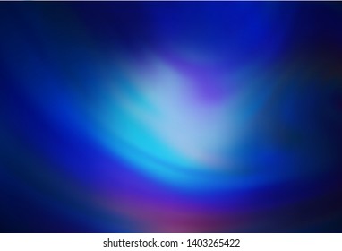 Dark BLUE vector abstract blurred layout. Modern abstract illustration with gradient. Blurred design for your web site.