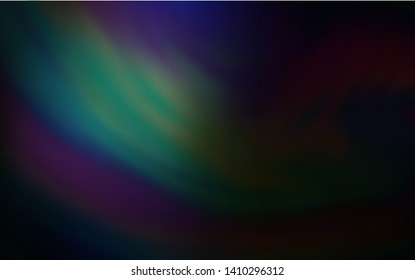 Dark BLUE vector abstract blurred background. Abstract colorful illustration with gradient. New style design for your brand book.