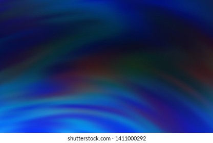 Dark BLUE vector abstract blurred background. New colored illustration in blur style with gradient. Background for designs.