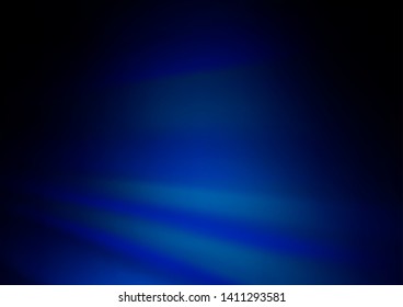 Dark BLUE vector abstract blurred background. A vague abstract illustration with gradient. A completely new design for your business.