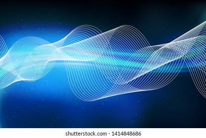 Dark BLUE vector abstract blurred layout. Glitter abstract illustration with gradient design. New design for your business.