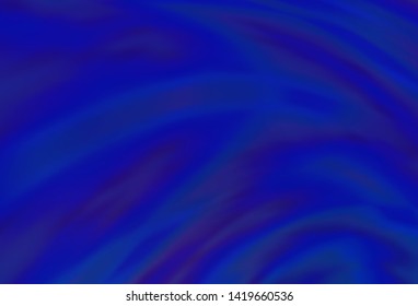Dark BLUE vector abstract blurred background. Glitter abstract illustration with gradient design. New style design for your brand book.