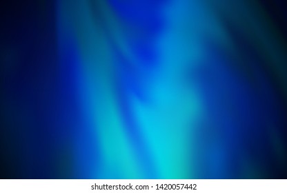 Dark BLUE vector abstract blurred background. New colored illustration in blur style with gradient. New way of your design.