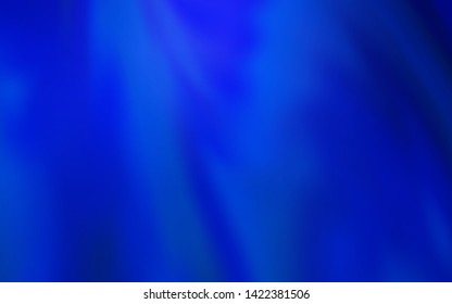 Dark BLUE vector abstract blurred background. An elegant bright illustration with gradient. The best blurred design for your business.