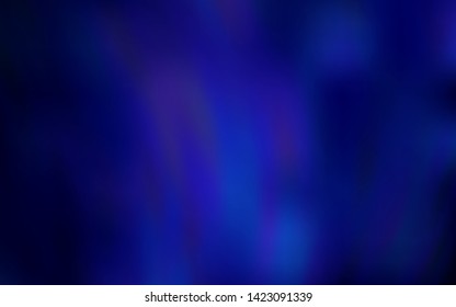 Dark BLUE vector abstract blurred background. New colored illustration in blur style with gradient. Elegant background for a brand book.