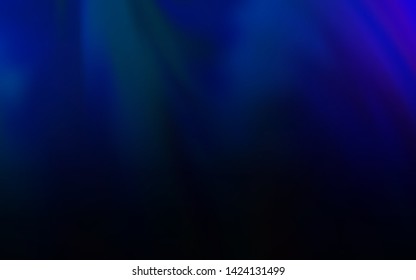 Dark BLUE vector abstract blurred layout. Glitter abstract illustration with gradient design. Background for designs.