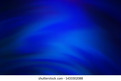 Dark BLUE vector abstract blurred background. New colored illustration in blur style with gradient. New style design for your brand book.