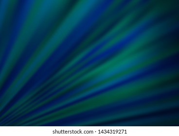 Dark BLUE vector abstract blurred pattern. Creative illustration in halftone style with gradient. The blurred design can be used for your web site.