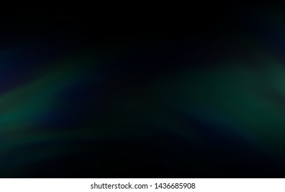 Dark BLUE vector abstract blurred background. Glitter abstract illustration with gradient design. Completely new design for your business.