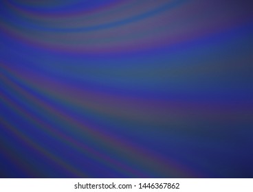 Dark BLUE vector abstract blurred pattern. A completely new color illustration in a bokeh style. Brand new style for your business design.