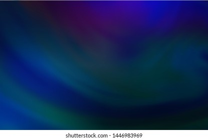 Dark BLUE vector abstract blurred layout. New colored illustration in blur style with gradient. Background for designs.