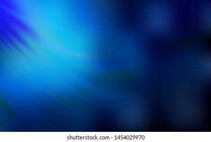 Dark BLUE vector abstract blurred background. An elegant bright illustration with gradient. New style design for your brand book.