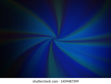 Dark BLUE vector abstract blurred pattern. Glitter abstract illustration with an elegant design. The template for backgrounds of cell phones.
