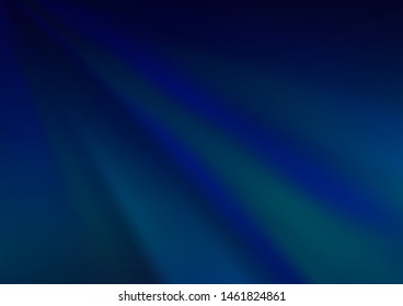Dark BLUE vector abstract blurred template. A completely new color illustration in a bokeh style. A completely new template for your design.