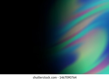 Dark BLUE vector abstract blurred background. Colorful abstract illustration with gradient. Elegant background for a brand book.