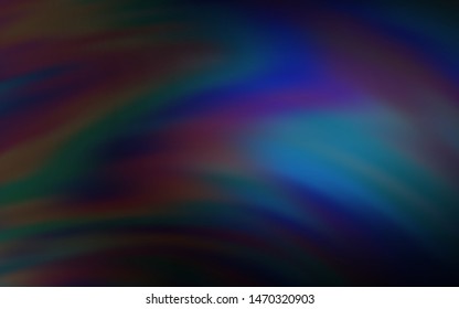 Dark BLUE vector abstract blurred layout. Modern abstract illustration with gradient. Background for designs.