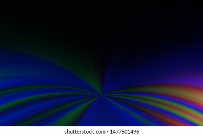 Dark BLUE vector abstract blurred background. Glitter abstract illustration with gradient design. New design for your business.