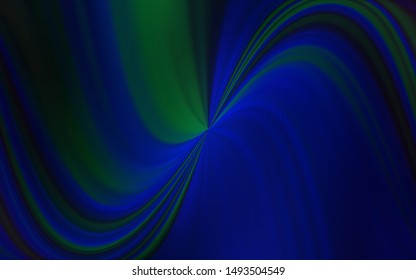 Dark BLUE vector abstract blurred layout. Glitter abstract illustration with gradient design. Completely new design for your business.