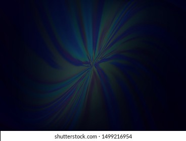 Dark BLUE vector abstract blurred pattern. Glitter abstract illustration with an elegant design. Brand new design for your business.