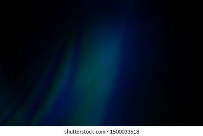 Dark BLUE vector abstract blurred background. Glitter abstract illustration with gradient design. Background for designs.
