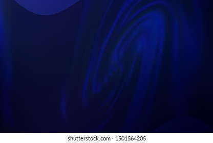 Dark BLUE vector abstract blurred background. Glitter abstract illustration with gradient design. New way of your design.