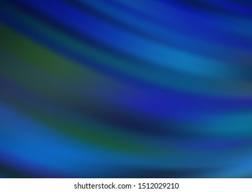 Dark BLUE vector abstract blurred template. Modern geometrical abstract illustration with gradient. The best blurred design for your business.