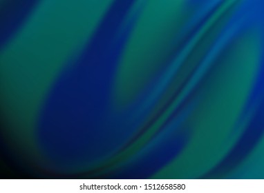 Dark BLUE vector abstract blurred background. Colorful abstract illustration with gradient. Background for designs.