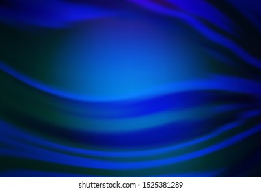 Dark BLUE vector abstract blurred background. Glitter abstract illustration with gradient design. New style design for your brand book.
