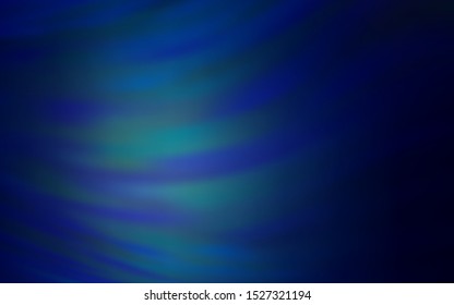 Dark BLUE vector abstract blurred layout. Colorful abstract illustration with gradient. Smart design for your work.