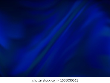 Dark BLUE vector abstract blurred background. A vague abstract illustration with gradient. A completely new design for your business.