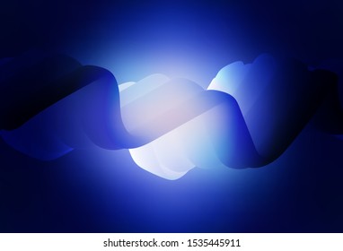 Dark BLUE vector abstract blurred layout. Colorful illustration in abstract style with gradient. Completely new design for your business.