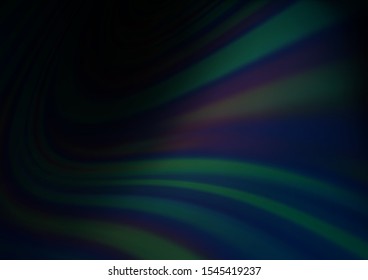 Dark BLUE vector abstract blurred template. Modern geometrical abstract illustration with gradient. The background for your creative designs.