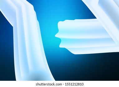 Dark BLUE vector abstract blurred background. Shining colorful illustration in smart style. New style design for your brand book.