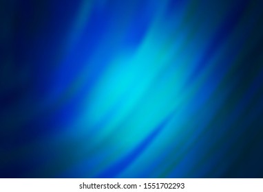 Dark BLUE vector abstract blurred background. Modern abstract illustration with gradient. Elegant background for a brand book.