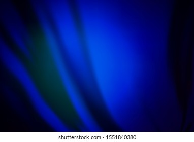 Dark BLUE vector abstract blurred layout. Glitter abstract illustration with gradient design. Elegant background for a brand book.