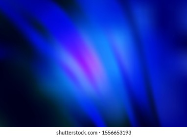 Dark BLUE vector abstract blurred background. Abstract colorful illustration with gradient. New style design for your brand book.
