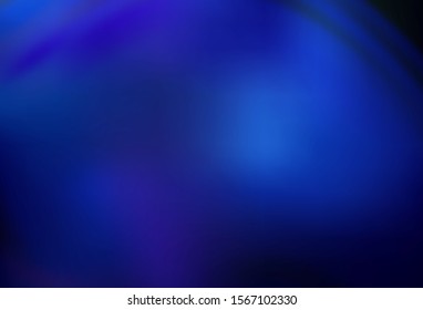 Dark BLUE vector abstract blurred background. Modern abstract illustration with gradient. Background for a cell phone.