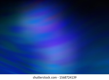 Dark BLUE vector abstract blurred layout. Shining colored illustration in smart style. The best blurred design for your business.