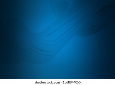 Dark BLUE vector abstract blurred layout. Abstract colorful illustration with gradient. Smart design for your work.