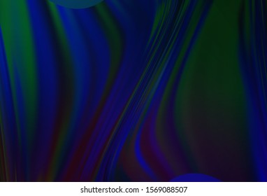 Dark BLUE vector abstract blurred background. Glitter abstract illustration with gradient design. Blurred design for your web site.