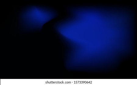 Dark BLUE vector abstract blurred background.  halftone style with gradient. Completely new design for your business.