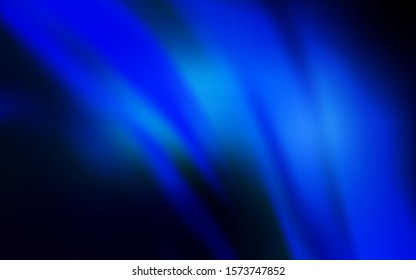 Dark BLUE vector abstract blurred background. Colorful illustration in abstract style with gradient. New style for your business design.